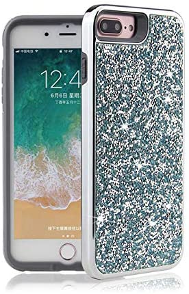 iPhone Dual Layer TPU PC Hybrid Rhinestones Glitter Bling Diamond Phone Case