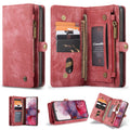 CaseMe iPhone Detachable Case Leather Zip Wallet Cover Apple