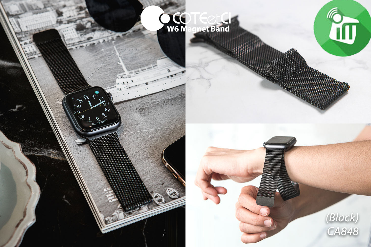 MAGNET BAND STRAP FOR APPLE iWATCH 38/40/41/42/44/45/46/49 MM
