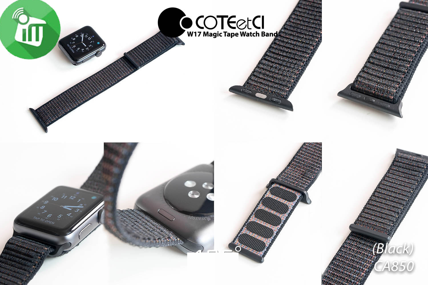 Sport Loop Type Movement Watch Band APPLE iWATCH 38/40/41/42/44/45/46/49 MM