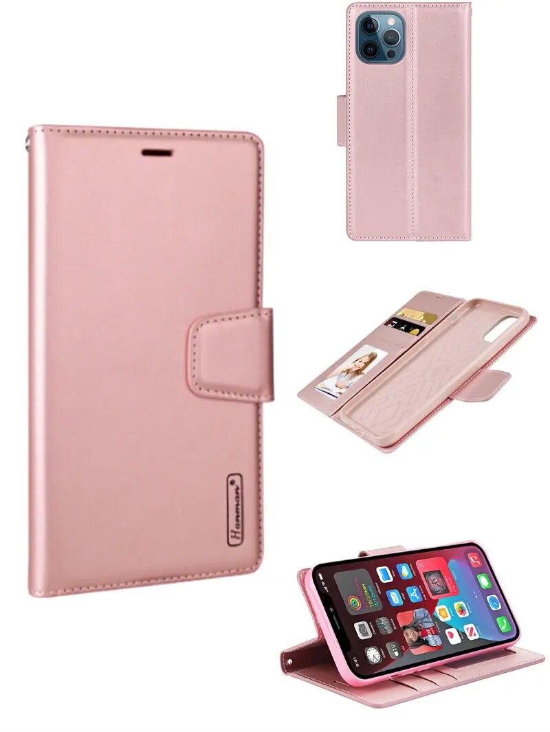 Google Pixel 10 Pro Fold Hanman Mill Leather Case with Card Holder