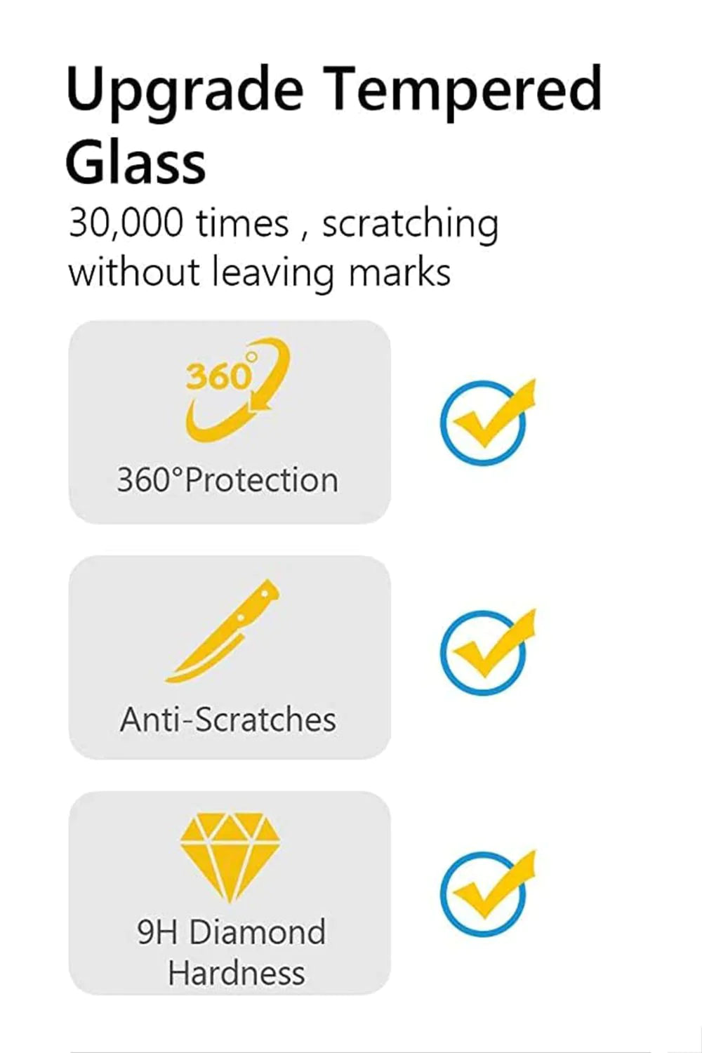 iPhone BLACKTECH Aluminum Alloy 9H Glass Camera Protector