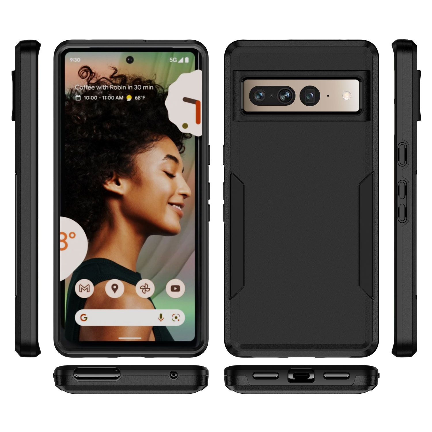 Google Pixel BLACKTECH Commuter Protection Case