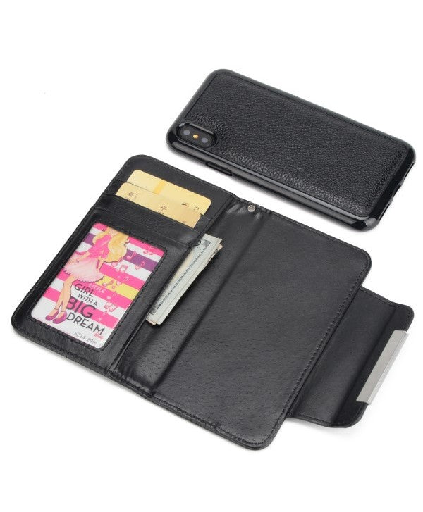 iPhone Detachable Leather Magnetic Wallet Case Cover