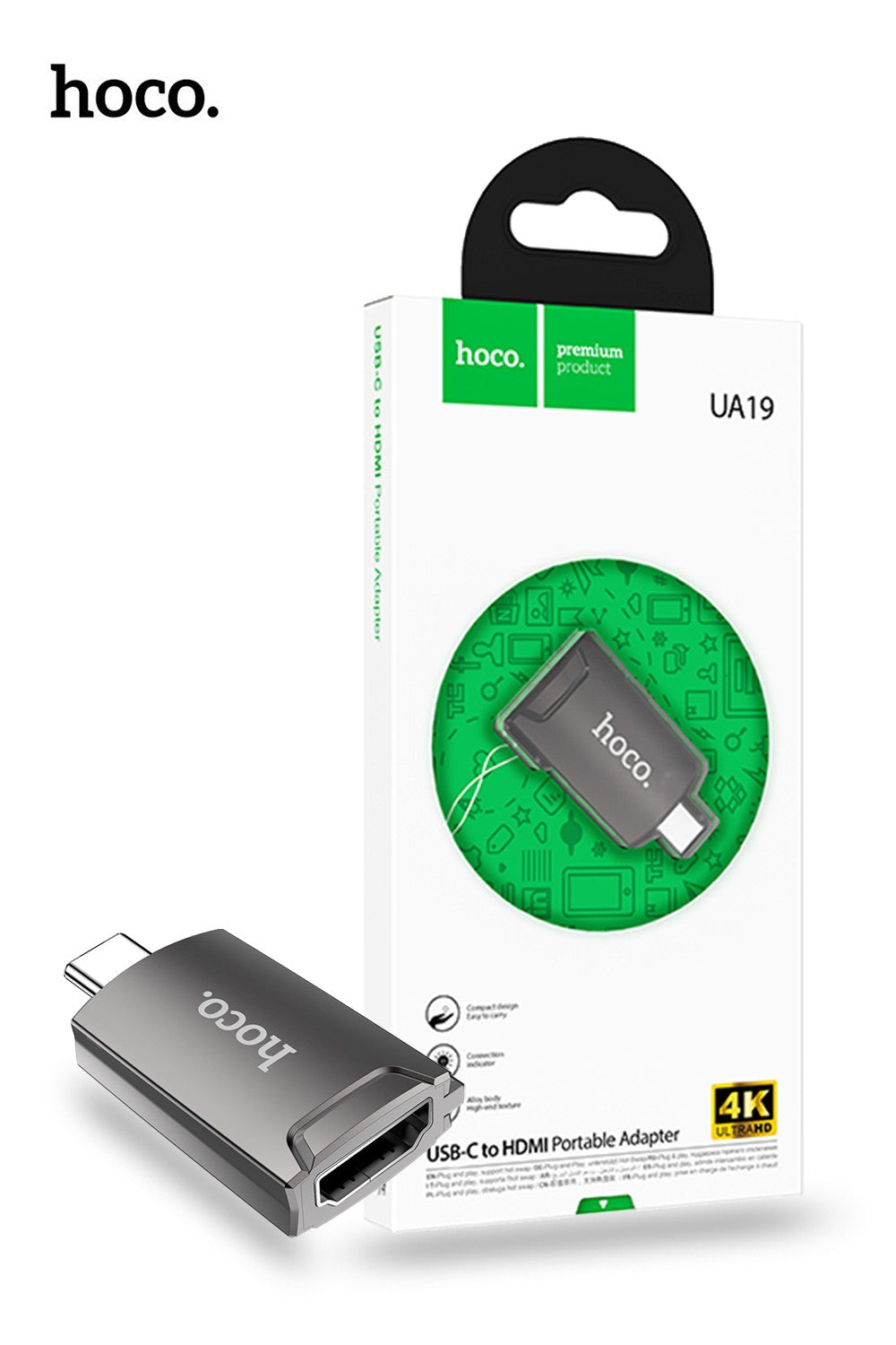 Hoco USB-C Male to HDMI Female Adapter UA19