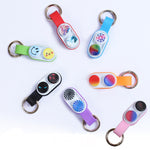 Load image into Gallery viewer, Keychain PopPuck Fidget Toys Poppuck Funny Anti Stress Novel Toys Stress Relief Toy For Children Kids
