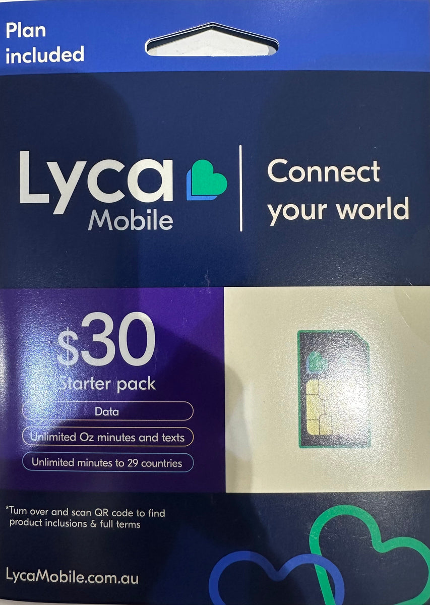 Lyca Prepaid Starter Pack 30 Oz Phone World