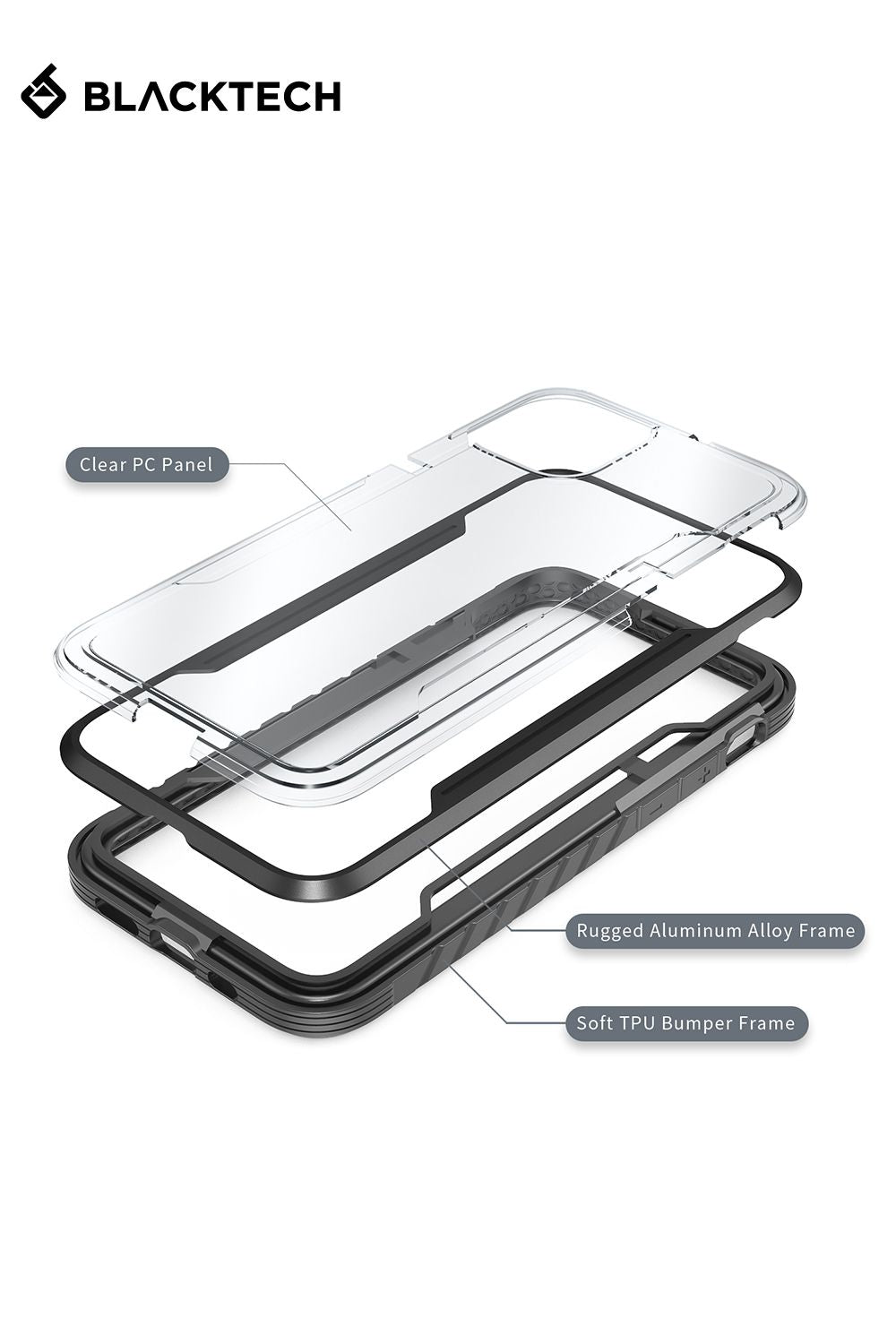 Samsung S23 Ultra BLACKTECH Defense Shield Aluminum Alloy