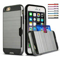 Samsung Galaxy S Series Tough Shockproof Card Holder Back Case Cover