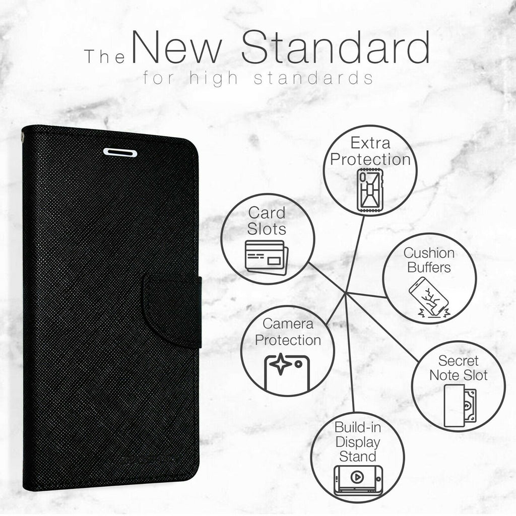 Samsung Galaxy Note Series Mercury Goospery Card Fancy Diary Wallet