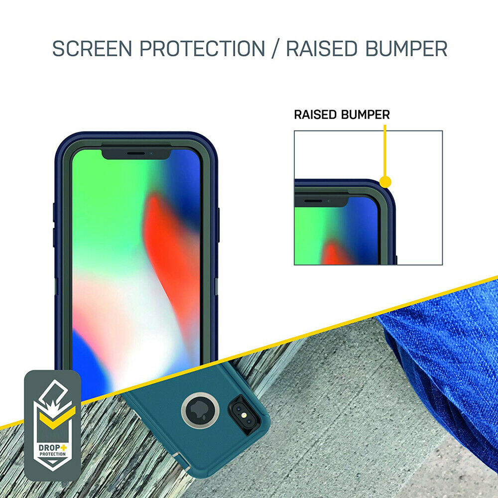 iPhone 6 Plus / 6S Plus Defender Case Rugged Shockproof Cover