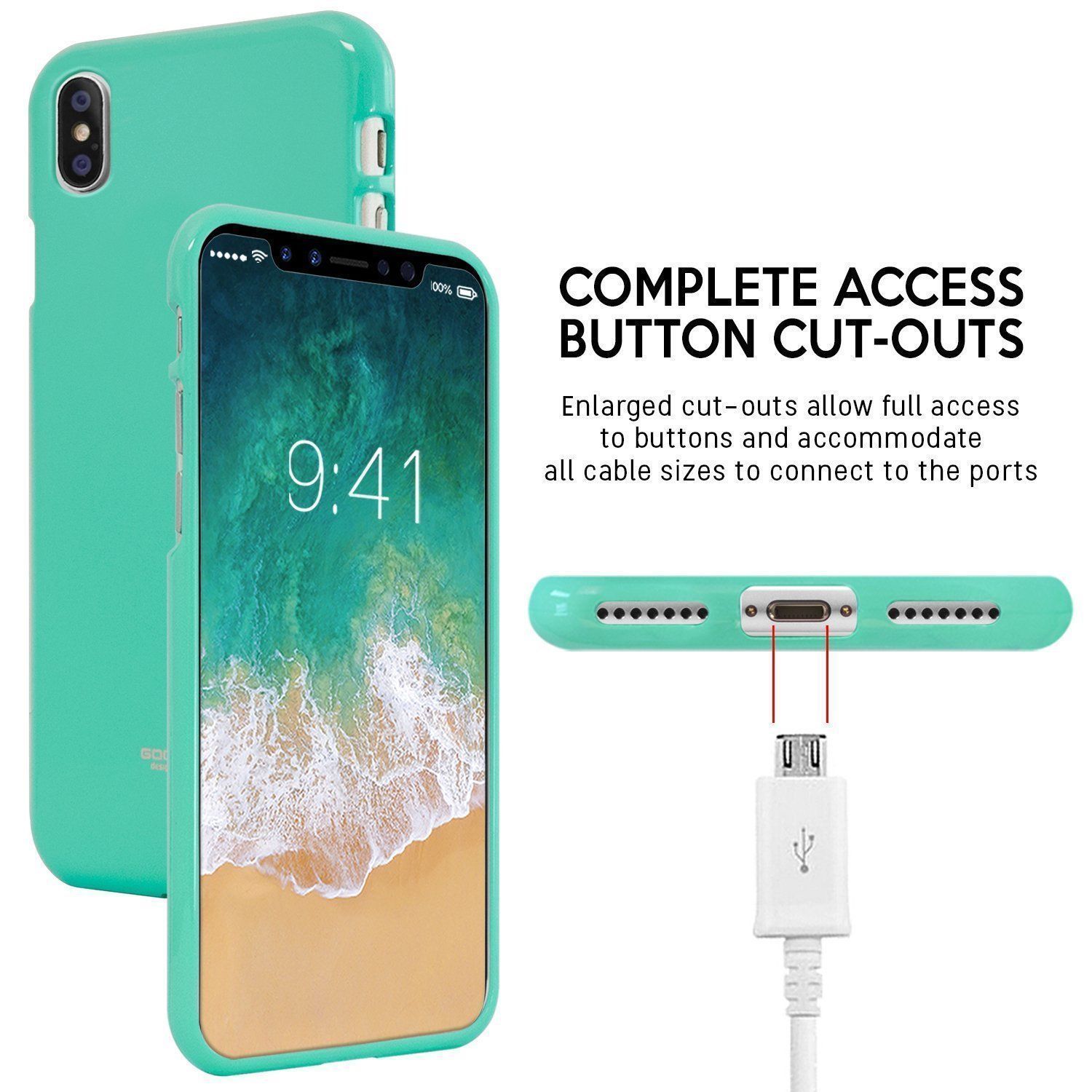 Samsung Galaxy S Series Mercury Goosepery Jelly Gel Rubber Case S3 to S7