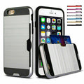 Samsung Galaxy Note Series Tough Shockproof Card Holder Back Case Cover