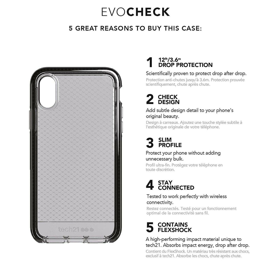 Tech21 Protection Shockproof Tough Slim Case for Apple iPhone
