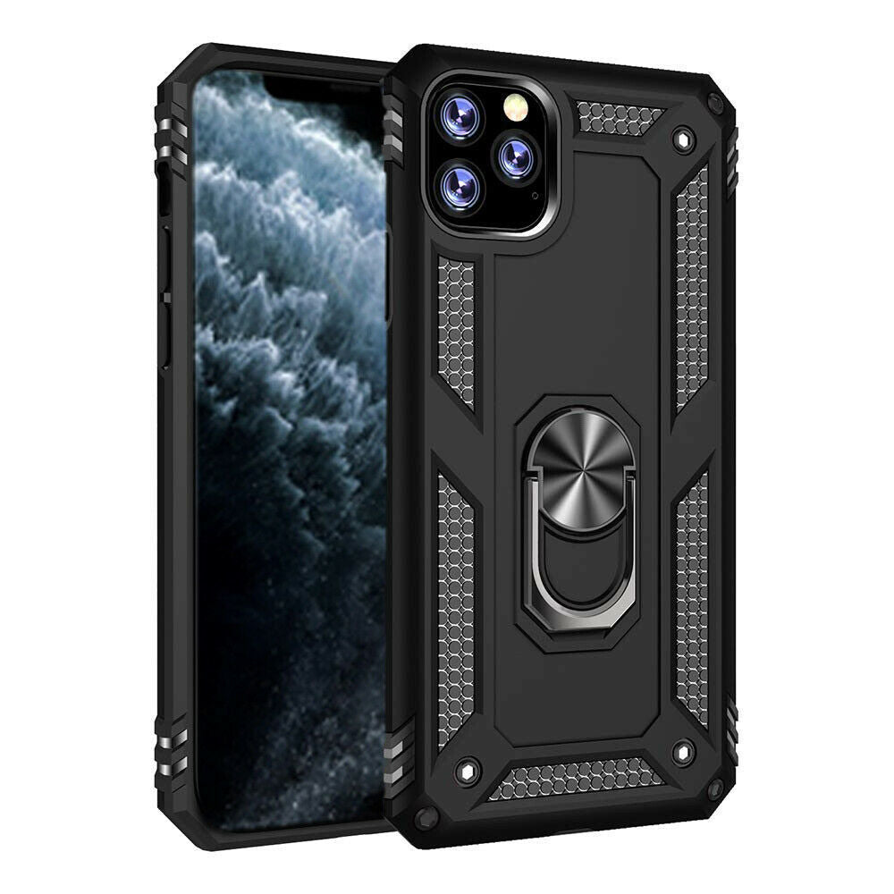 iPhone Dual Layer Heavy Duty Shockproof Magnetic iRing Case Cover