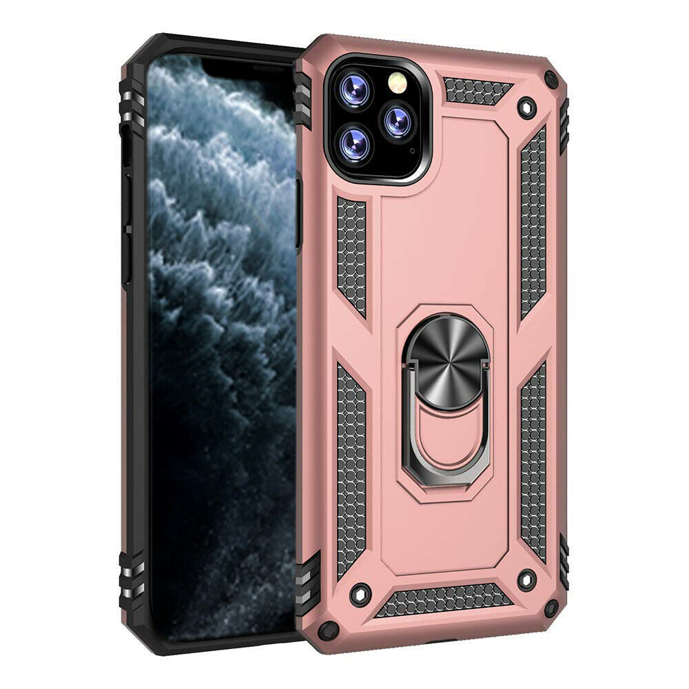 iPhone Dual Layer Heavy Duty Shockproof Magnetic iRing Case Cover