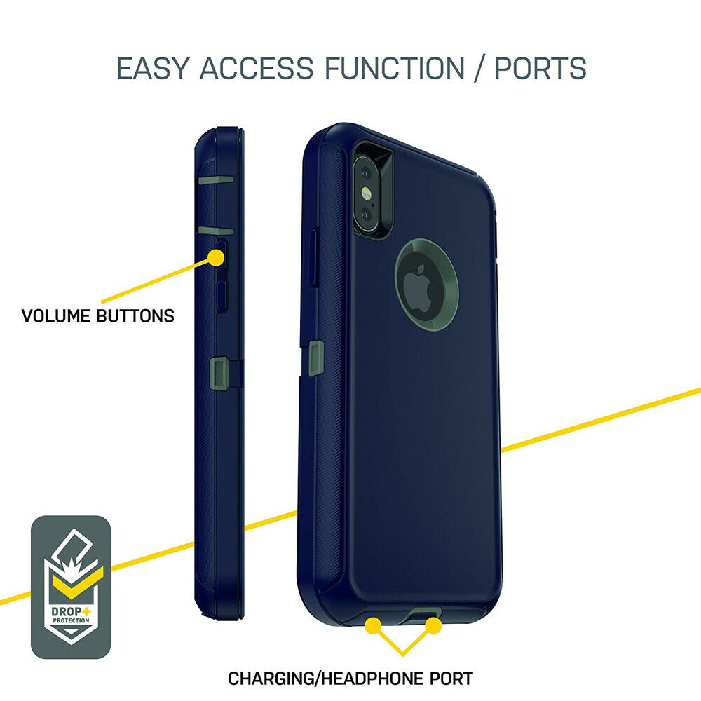 iPhone 6 Plus / 6S Plus Defender Case Rugged Shockproof Cover