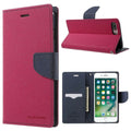 Samsung Galaxy S Series Mercury Goospery Card Fancy Diary Wallet S3 to S8 Plus